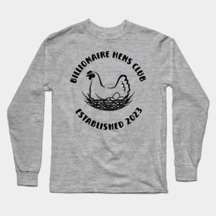 Billionaire Hens Club Long Sleeve T-Shirt